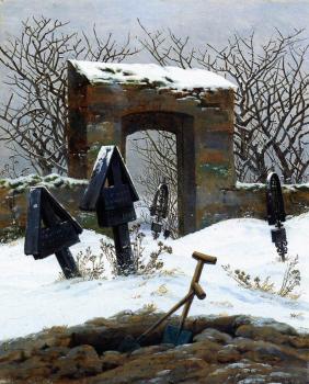 卡斯帕爾 大衛 弗裡德裡希 Graveyard Under Snow